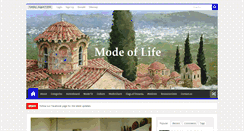 Desktop Screenshot of modeoflife.org